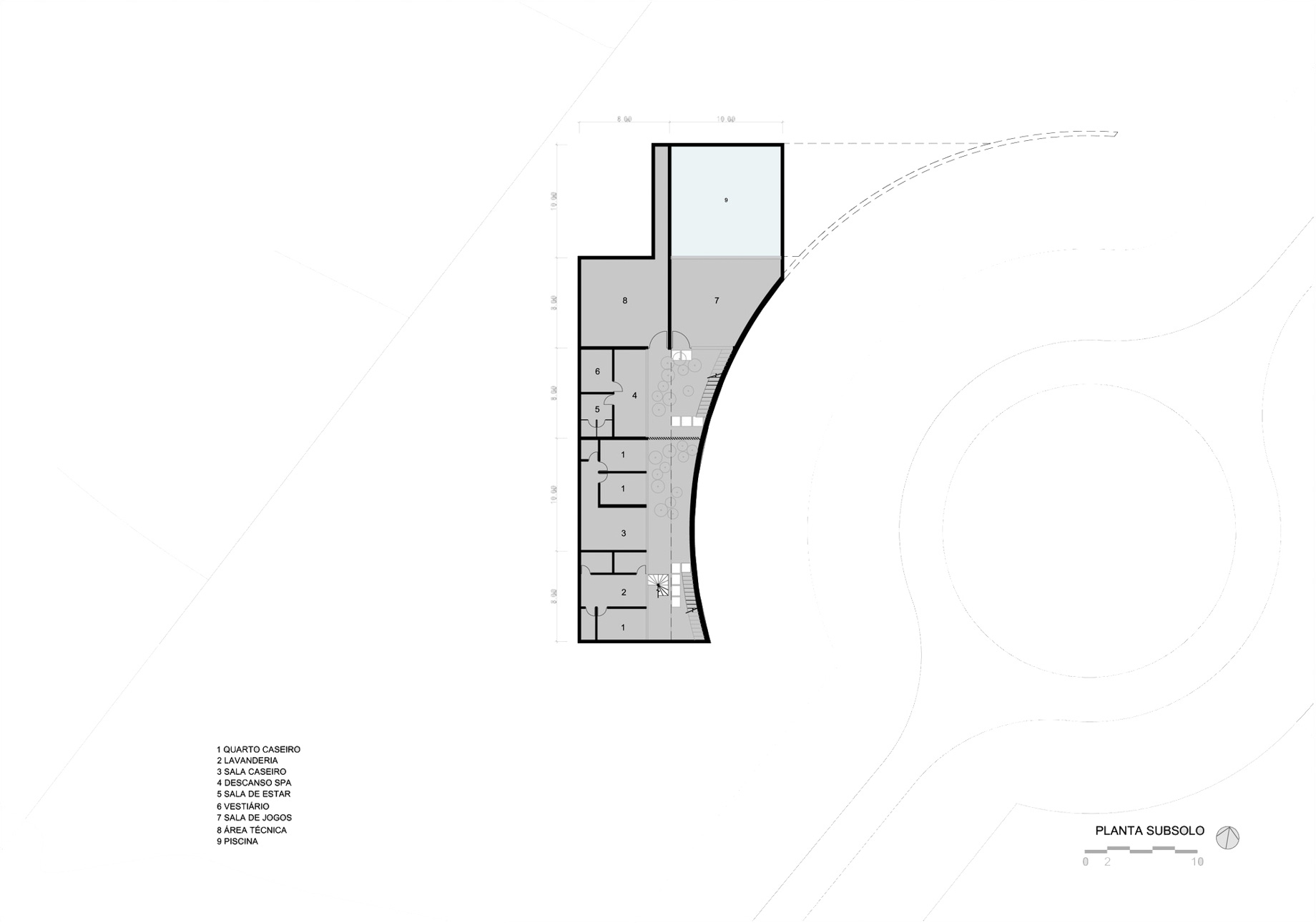 GCP House Contemporary Residence – Porto Feliz, Brazil – Floor Plan