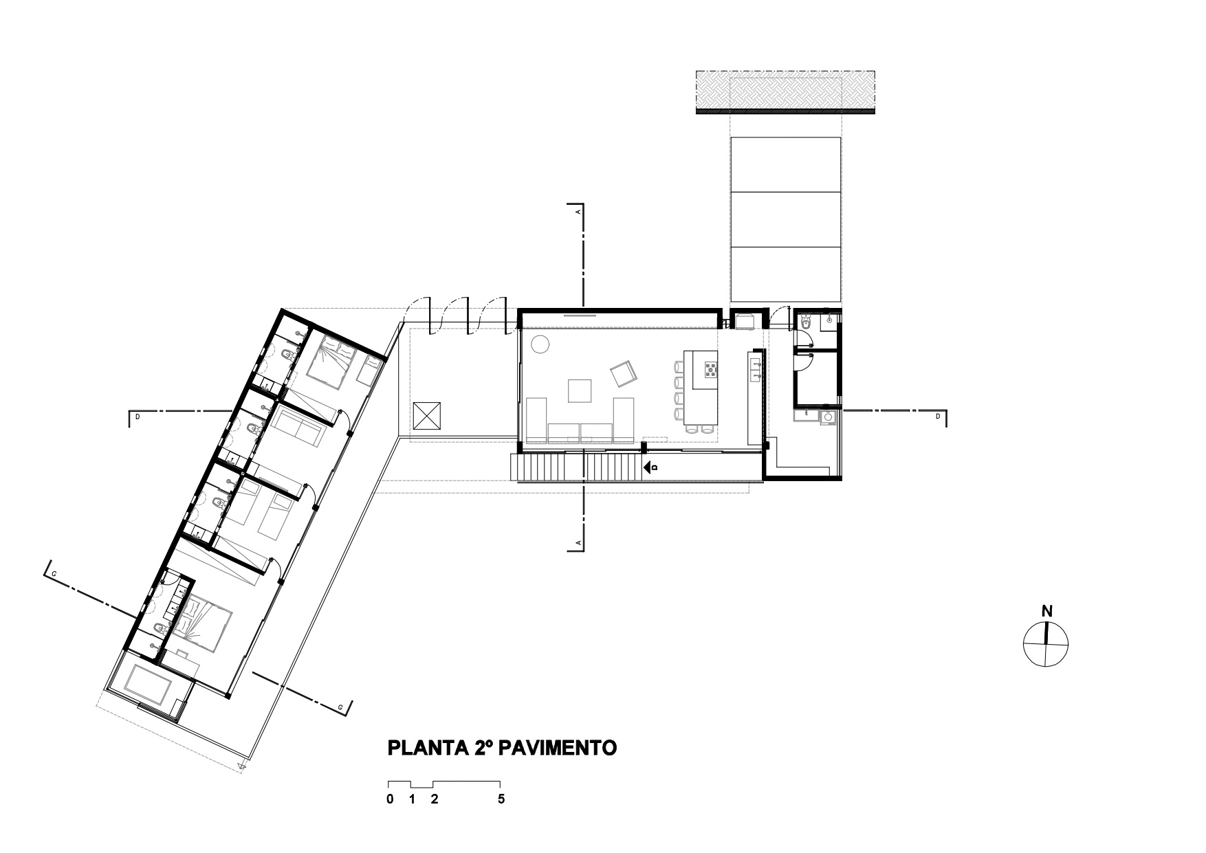 Das Pedras House - Moeda, Minas Gerais, Brazil - Floor Plan