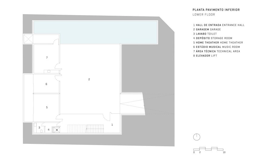 ANM House Hopetoun Residence - Toorak, Melbourne, Australia - Floor Plan