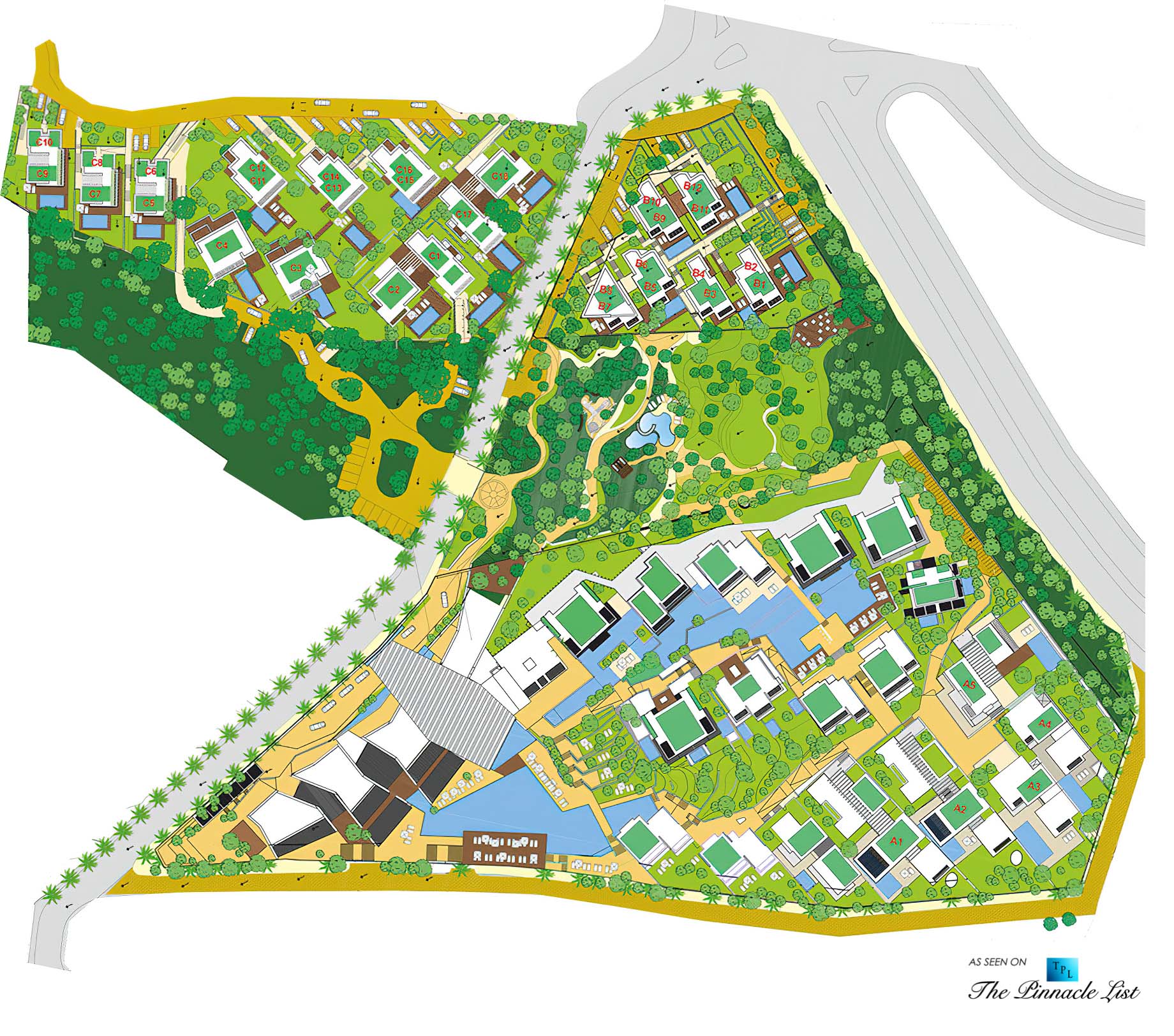 Site Plan – Swissotel Residences Bodrum Hill – Bodrum, Turkey