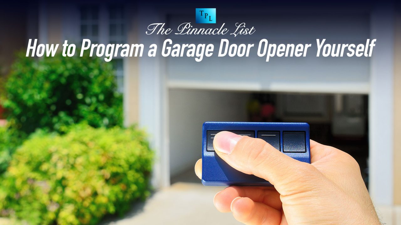 How to Program a Garage Door Opener Yourself