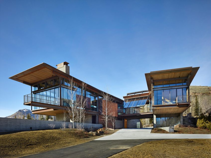 Bigwood Sun Valley Residence - Griffin Ct, Ketchum, ID, USA - Modern Industrial Home Design
