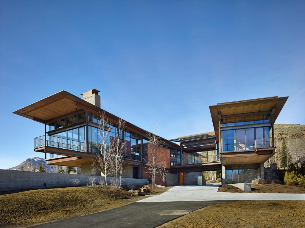 Bigwood Sun Valley Residence - Griffin Ct, Ketchum, ID, USA - Modern Industrial Home Design