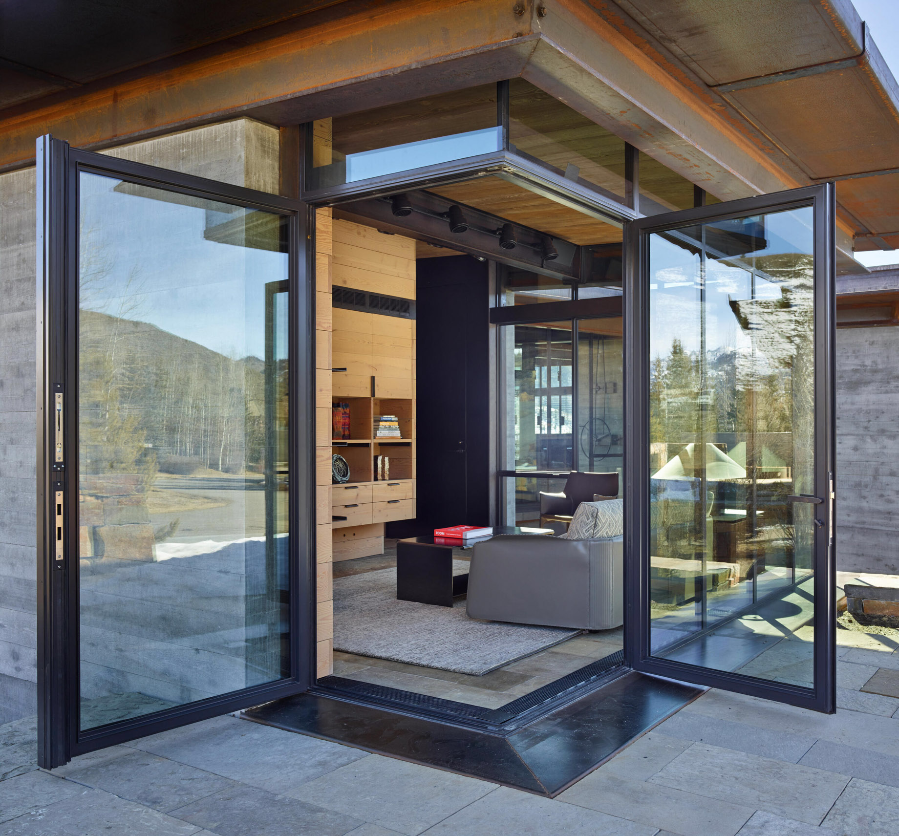 Bigwood Sun Valley Residence - Griffin Ct, Ketchum, ID, USA - Modern Industrial Home Design