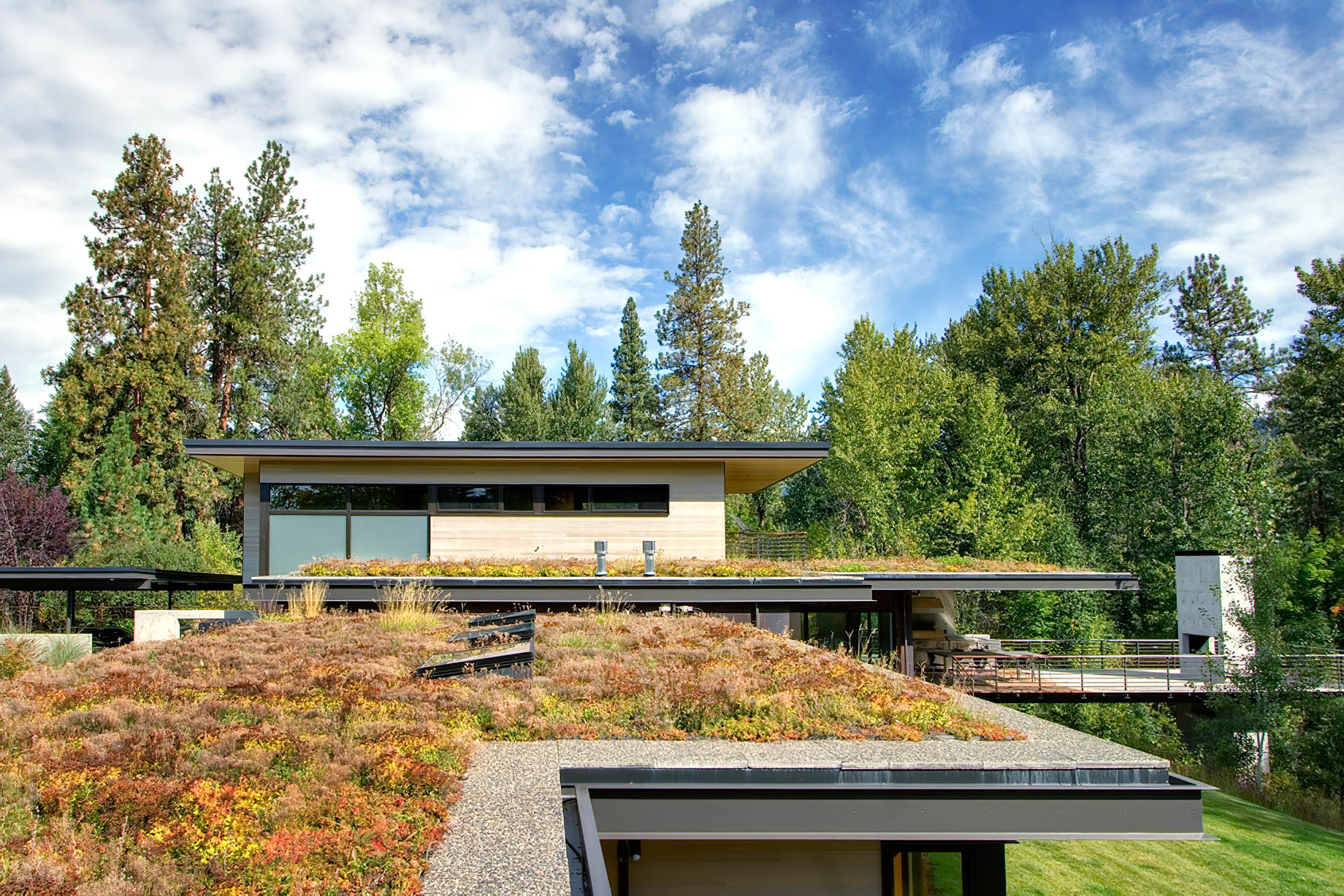 Creekside Sustainable Mountain House - Missoula, MT, USA