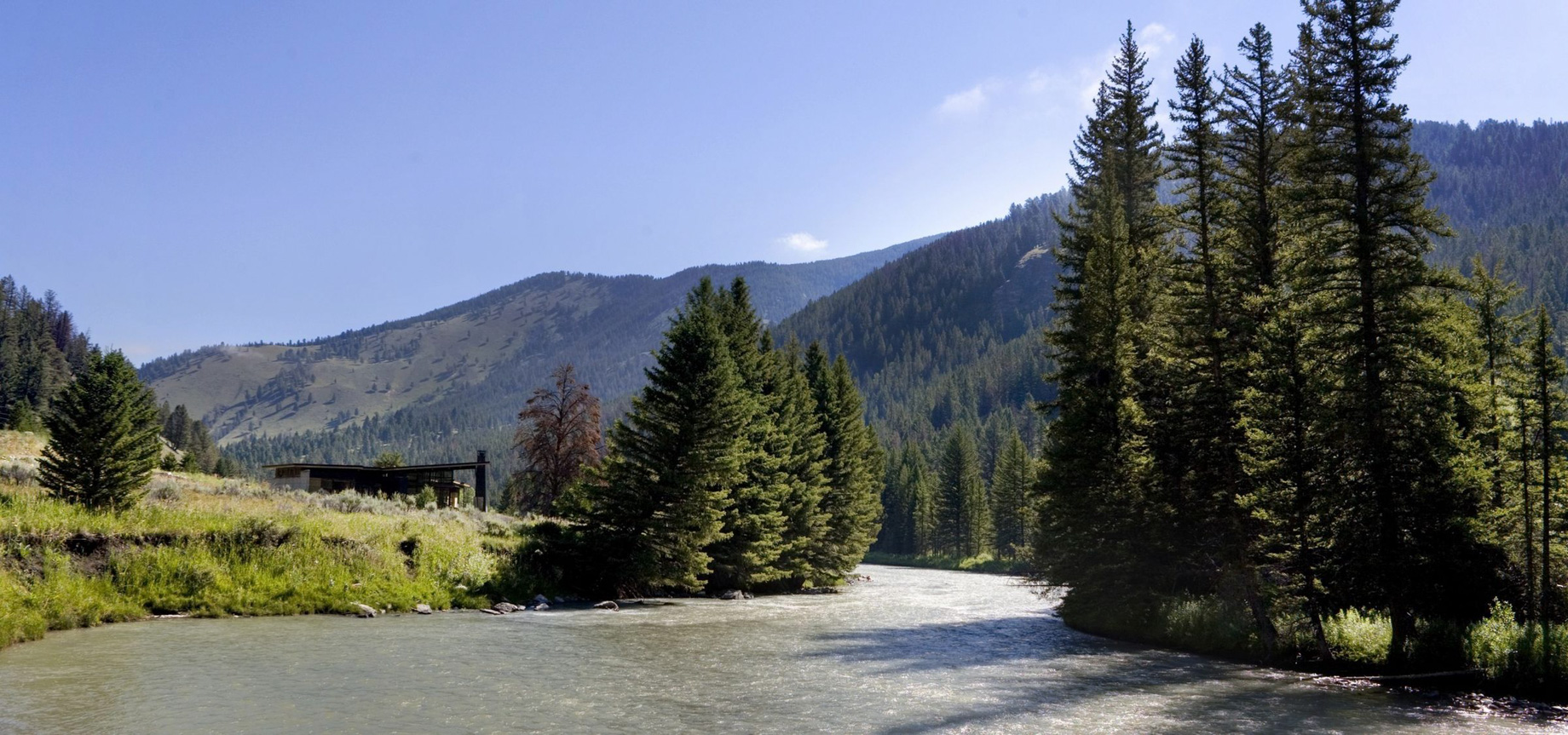 River Bank Sustainable Luxury House – Big Sky, MT, USA