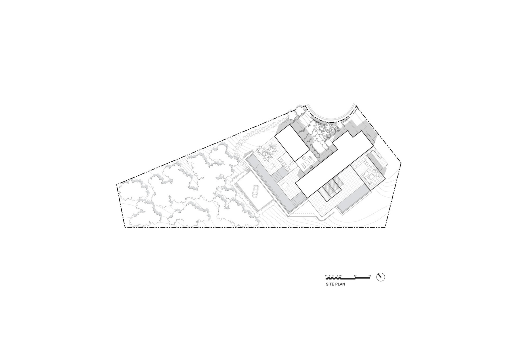 Site Plan – Collywood House – 1301 Collingwood Pl, Los Angeles, CA, USA – West Hollywood Modern Contemporary Home
