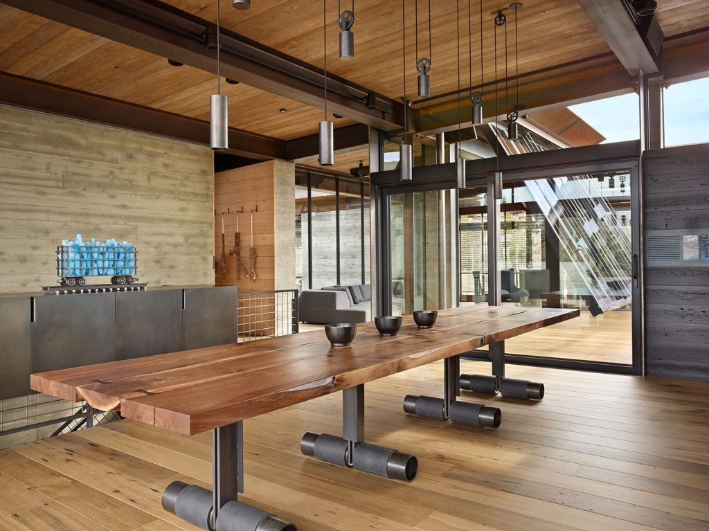 Bigwood Sun Valley Residence - Griffin Ct, Ketchum, ID, USA - Modern Industrial Home Design