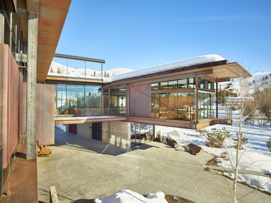 Bigwood Sun Valley Residence - Griffin Ct, Ketchum, ID, USA - Modern Industrial Home Design