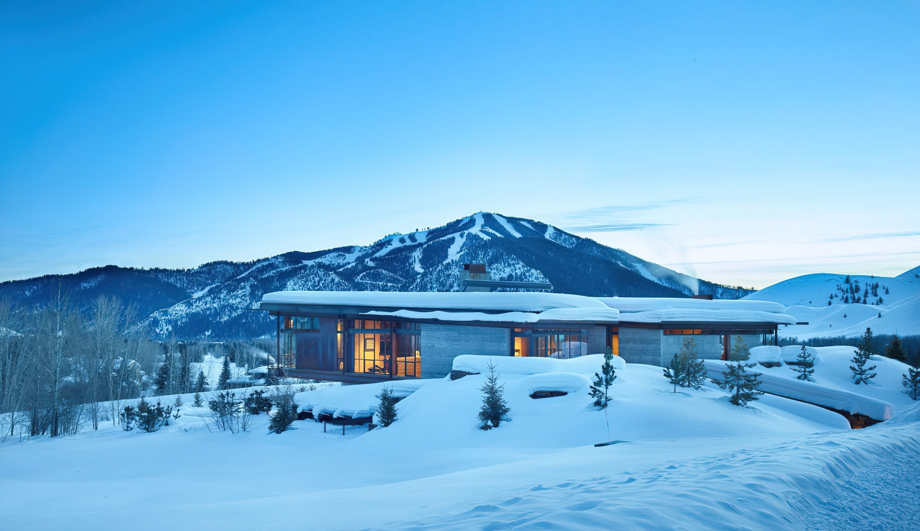 Bigwood Sun Valley Residence - Griffin Ct, Ketchum, ID, USA - Modern Industrial Home Design