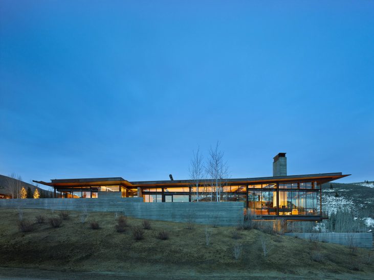 Bigwood Sun Valley Residence - Griffin Ct, Ketchum, ID, USA - Modern Industrial Home Design