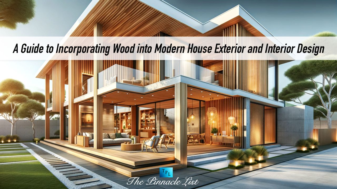 A Guide to Incorporating Wood into Modern House Exterior and Interior Design