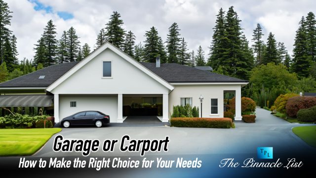 Garage or Carport: How to Make the Right Choice for Your Needs