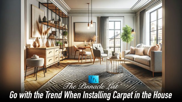 Go with the Trend When Installing Carpet in the House
