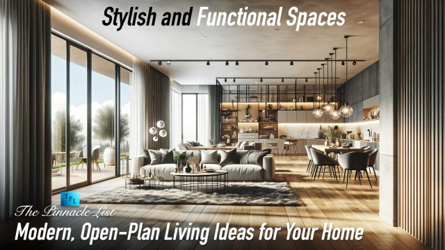 Stylish and Functional Spaces - Modern, Open-Plan Living Ideas for Your Home