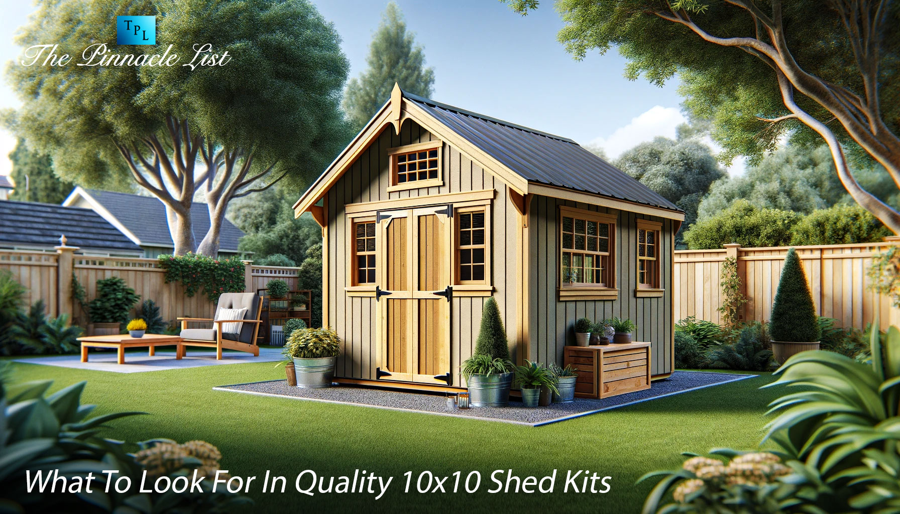 What To Look For In Quality 10x10 Shed Kits