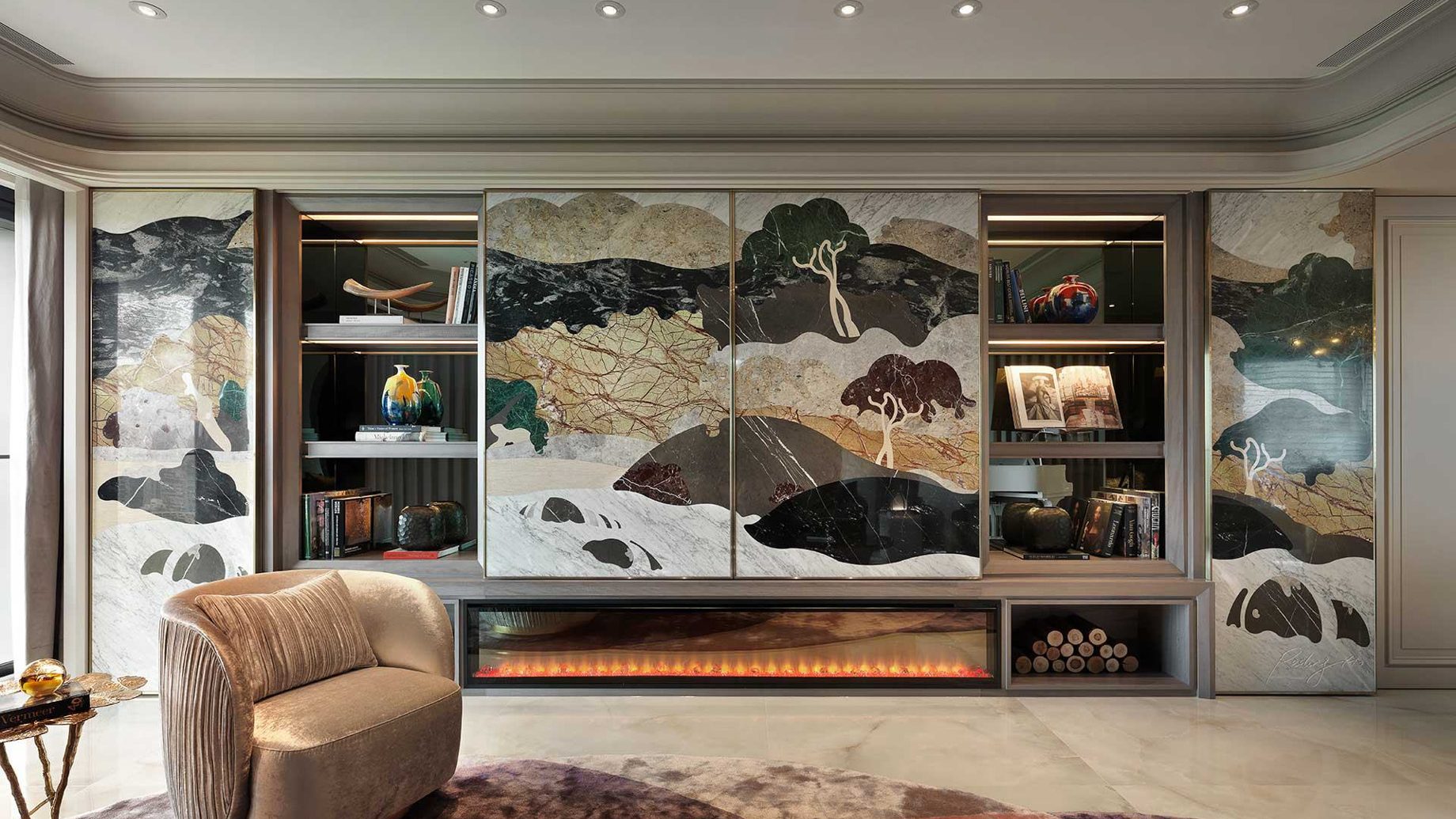 One Park 15 Luxury Apartment Interior Design Taipei, Taiwan 🇹🇼 – L’atelier Fantasia