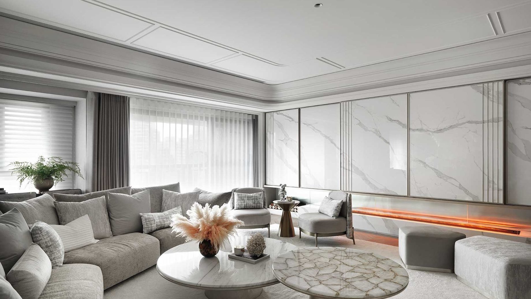 Peace Palace Luxury Apartment Interior Design Taipei, Taiwan 🇹🇼 – L’atelier Fantasia