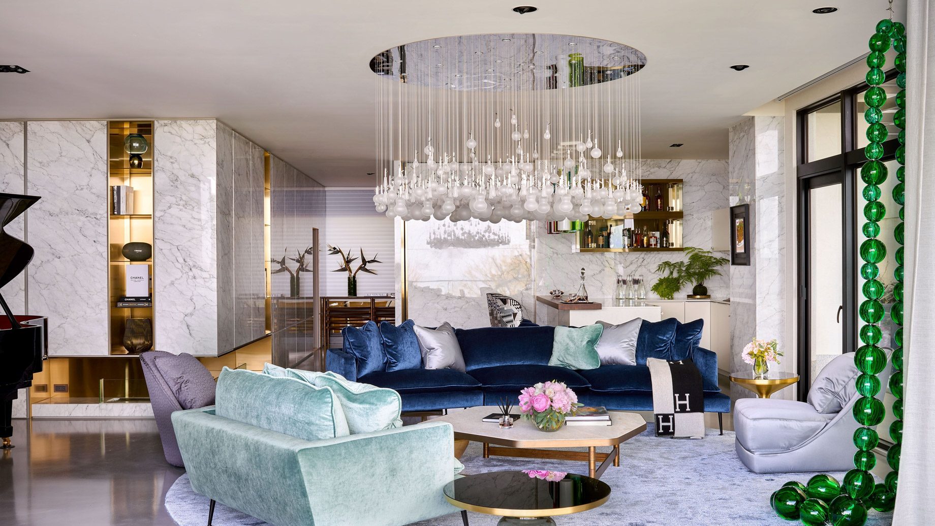 Pearl Neckless Luxury Apartment Interior Design Taipei, Taiwan 🇹🇼 – L’atelier Fantasia