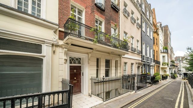 The Beatles Manager Brian Epstein Mayfair Townhouse - 27 Charles St, London, UK