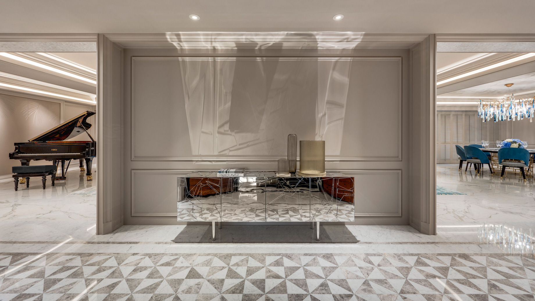 Drizzle Of Spring Luxury Apartment Interior Design Taipei, Taiwan - L'atelier Fantasia