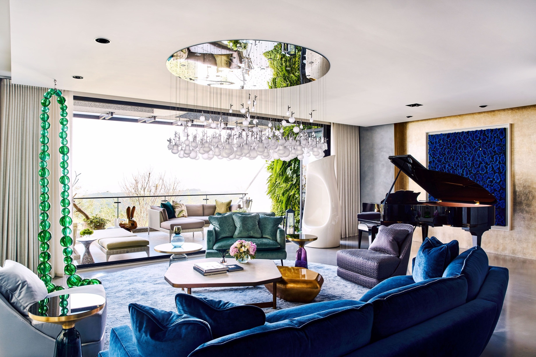Pearl Neckless Luxury Apartment Interior Design Taipei, Taiwan – L’atelier Fantasia