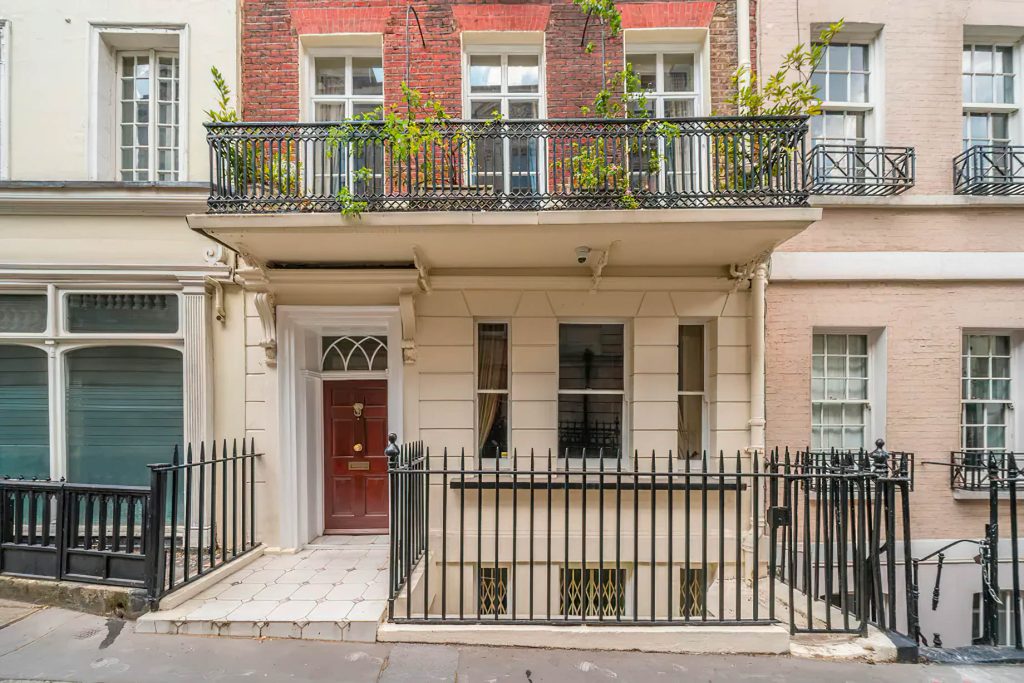 The Beatles Manager Brian Epstein Mayfair Townhouse - 27 Charles St, London, UK