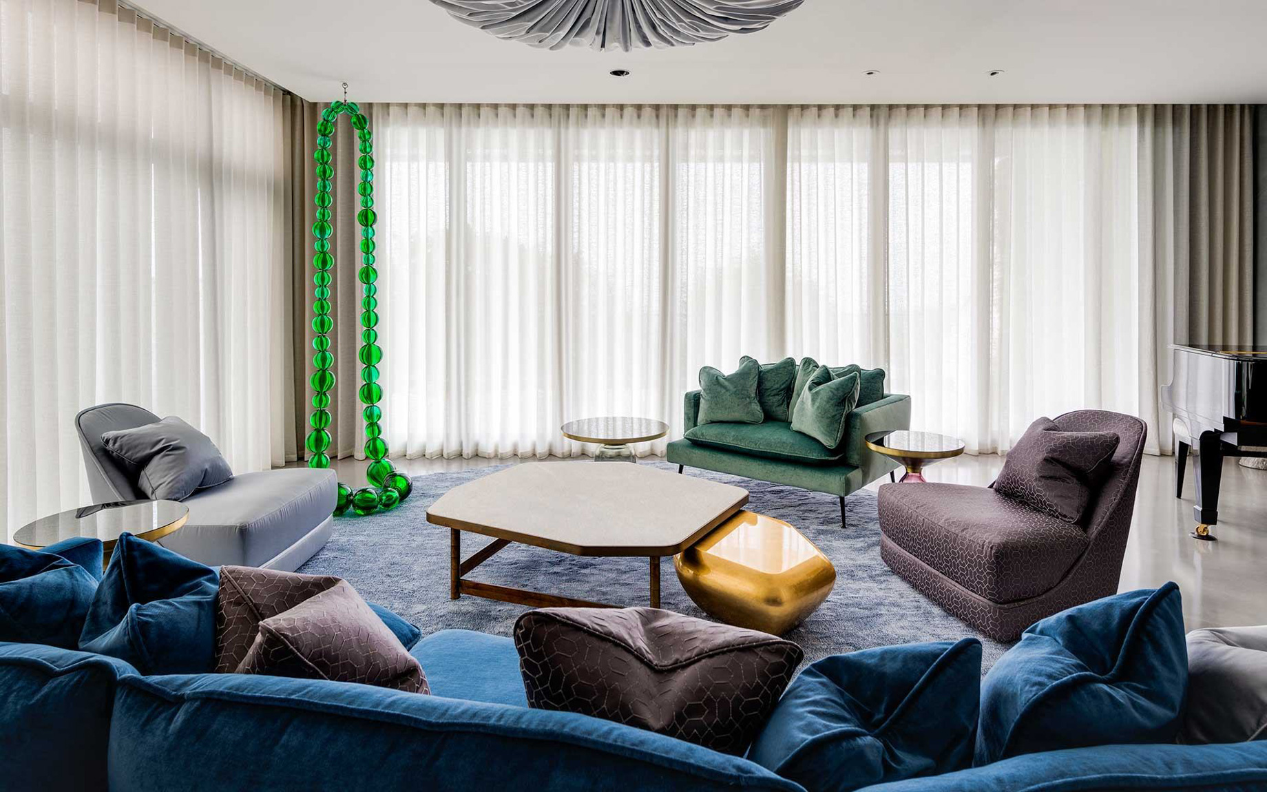 Pearl Neckless Luxury Apartment Interior Design Taipei, Taiwan – L’atelier Fantasia