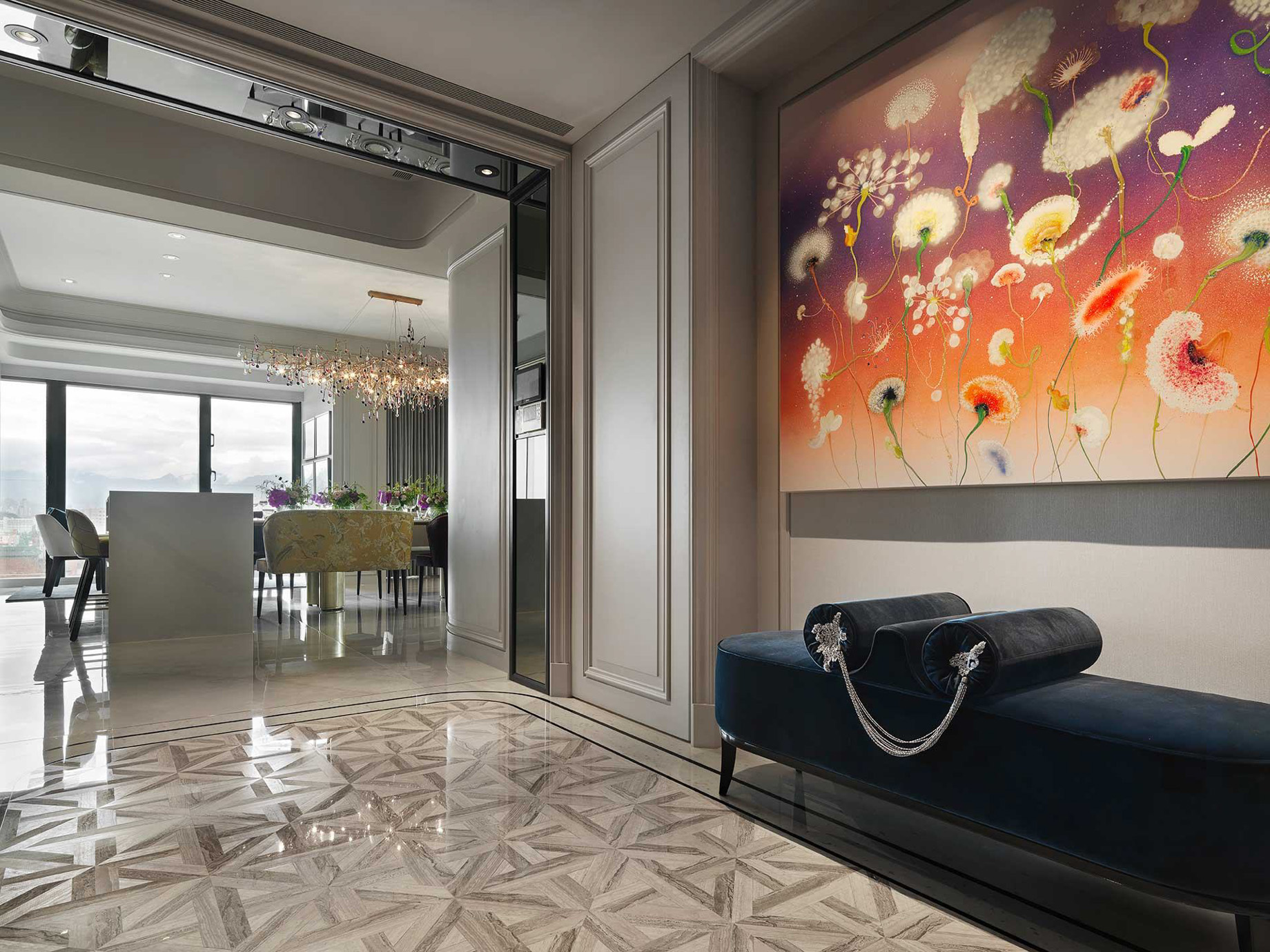 One Park 15 Luxury Apartment Interior Design Taipei, Taiwan – L’atelier Fantasia