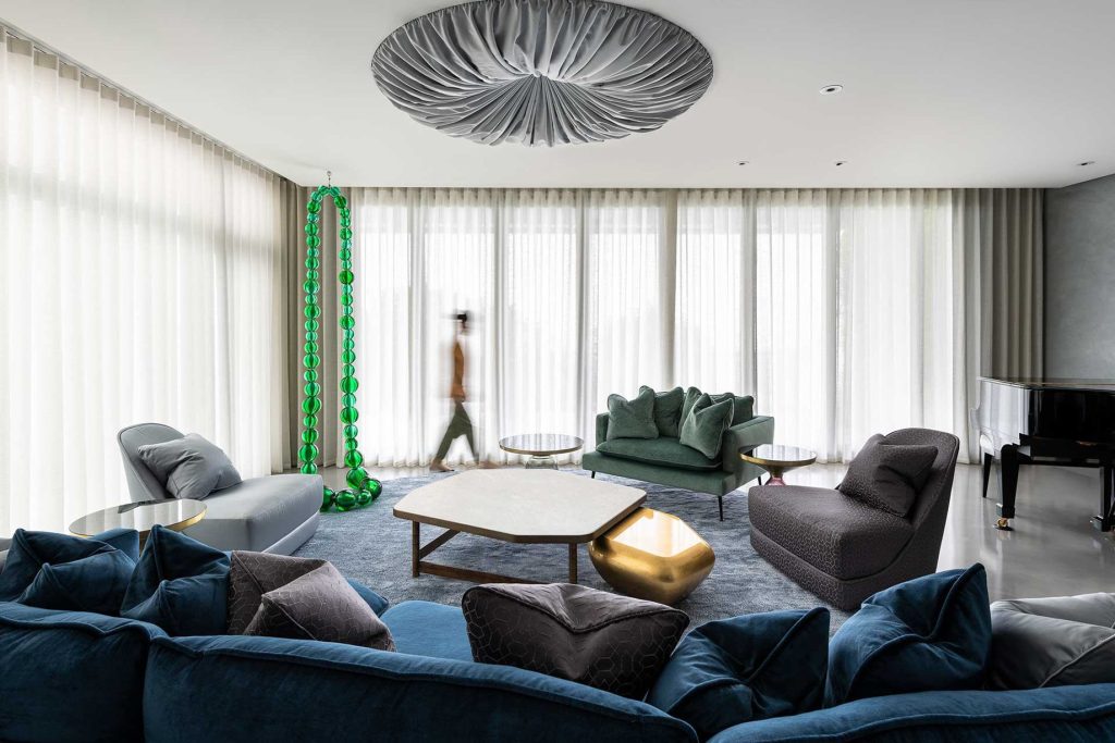 Pearl Neckless Luxury Apartment Interior Design Taipei, Taiwan - L'atelier Fantasia