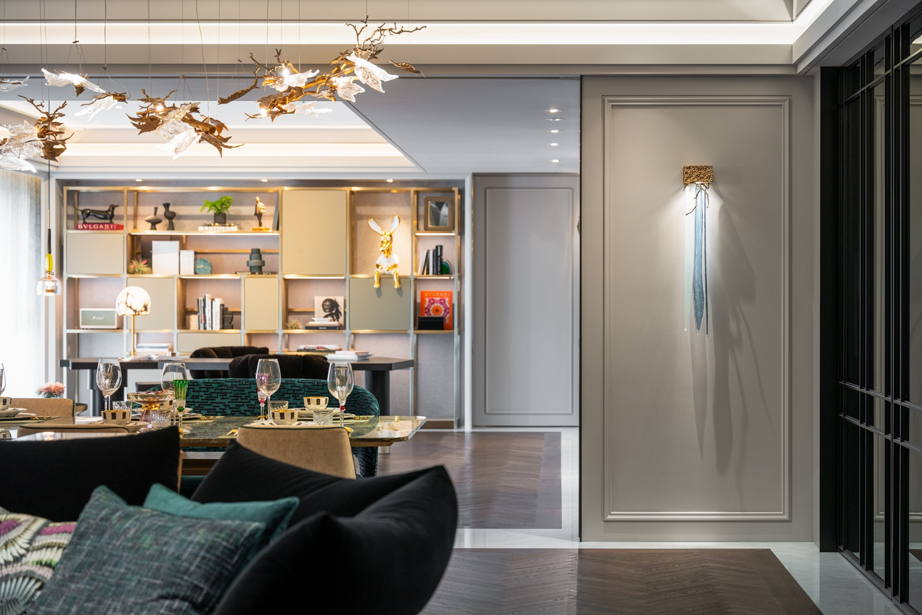Jewelry Box Luxury Apartment Interior Design Taipei, Taiwan – L’atelier Fantasia