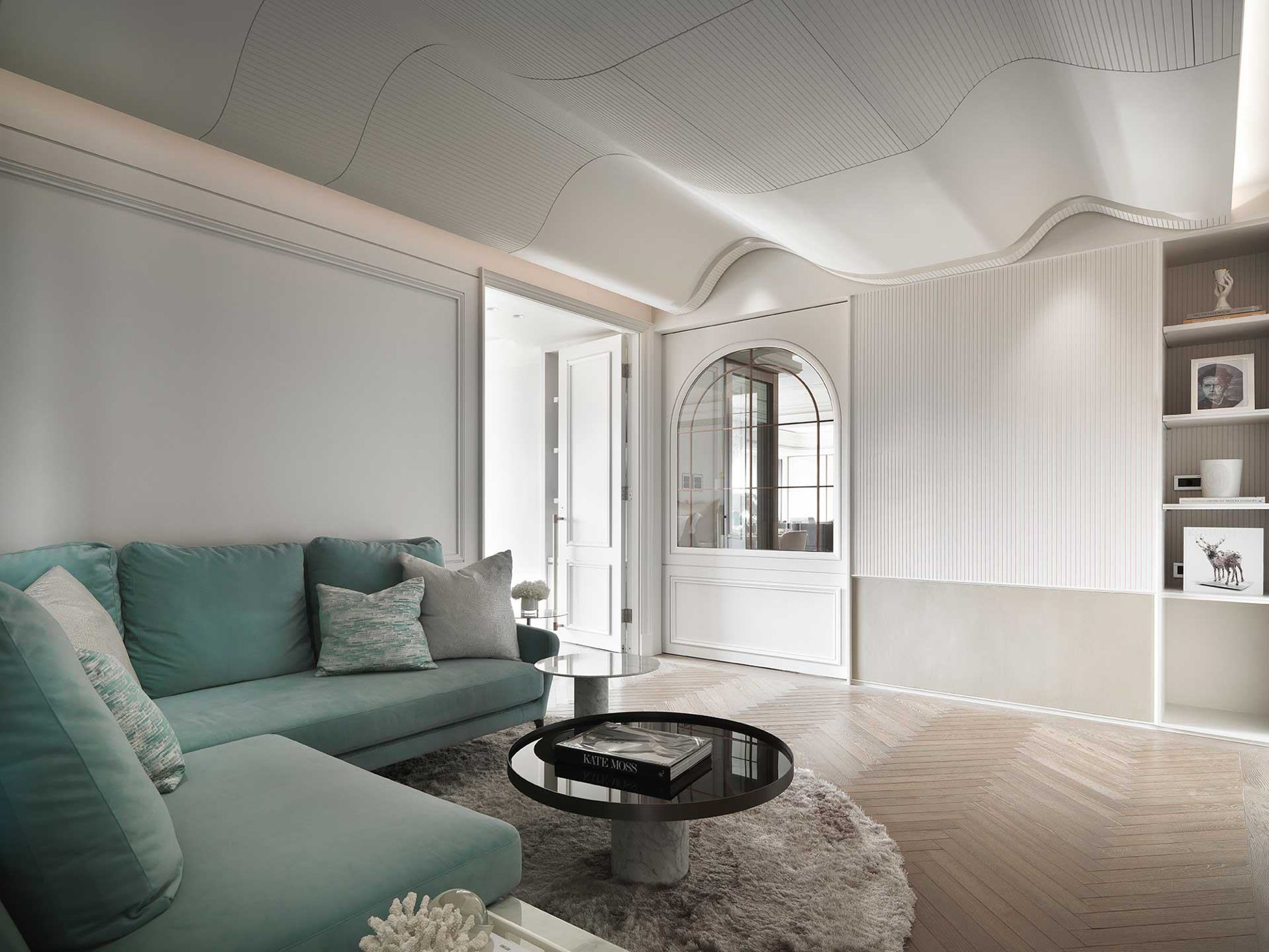 Peace Palace Luxury Apartment Interior Design Taipei, Taiwan – L’atelier Fantasia