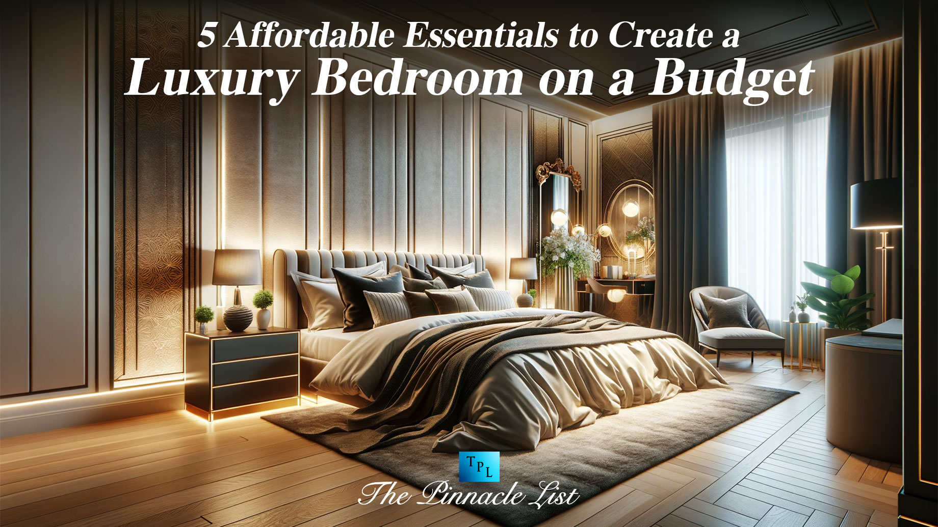 5 Affordable Essentials to Create a Luxury Bedroom on a Budget