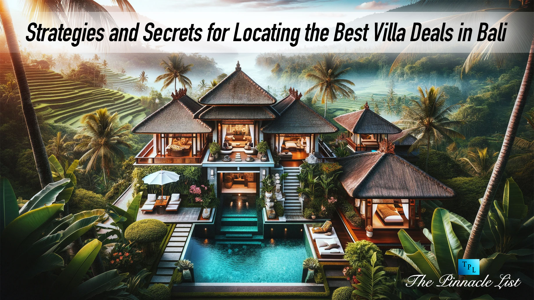 Insider's View: Strategies and Secrets for Locating the Best Villa Deals in Bali