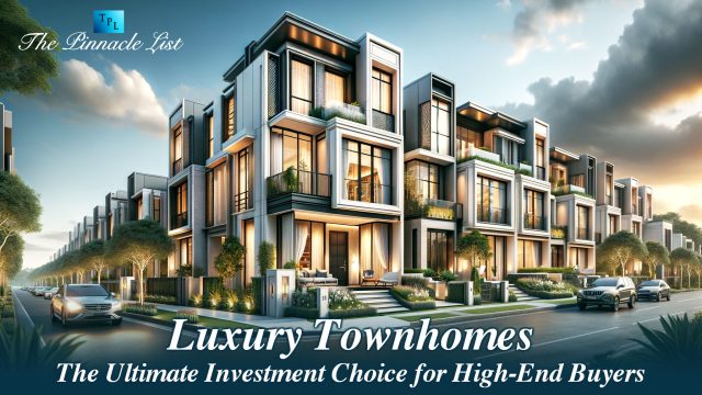 Luxury Townhomes: The Ultimate Investment Choice for High-End Buyers