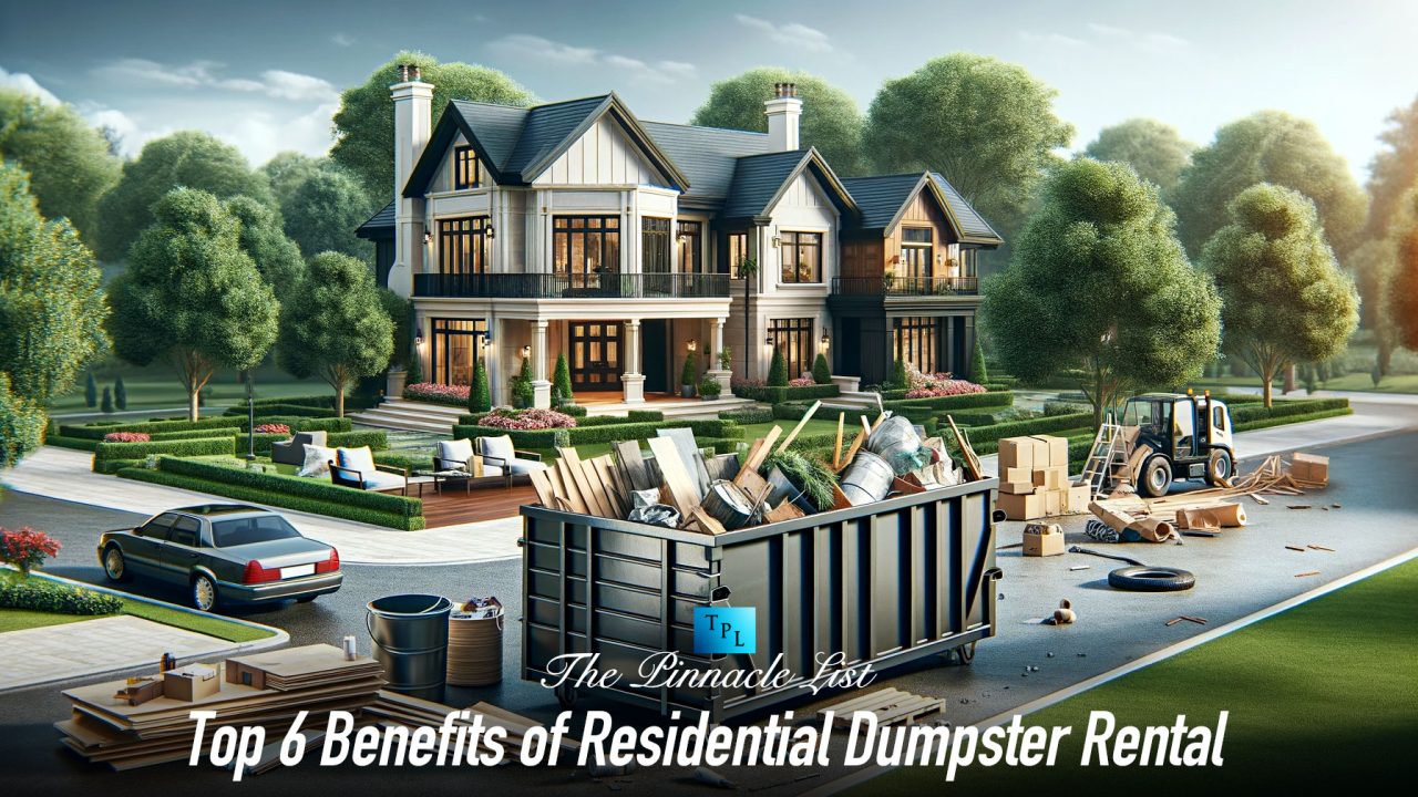 Top 6 Benefits of Residential Dumpster Rental
