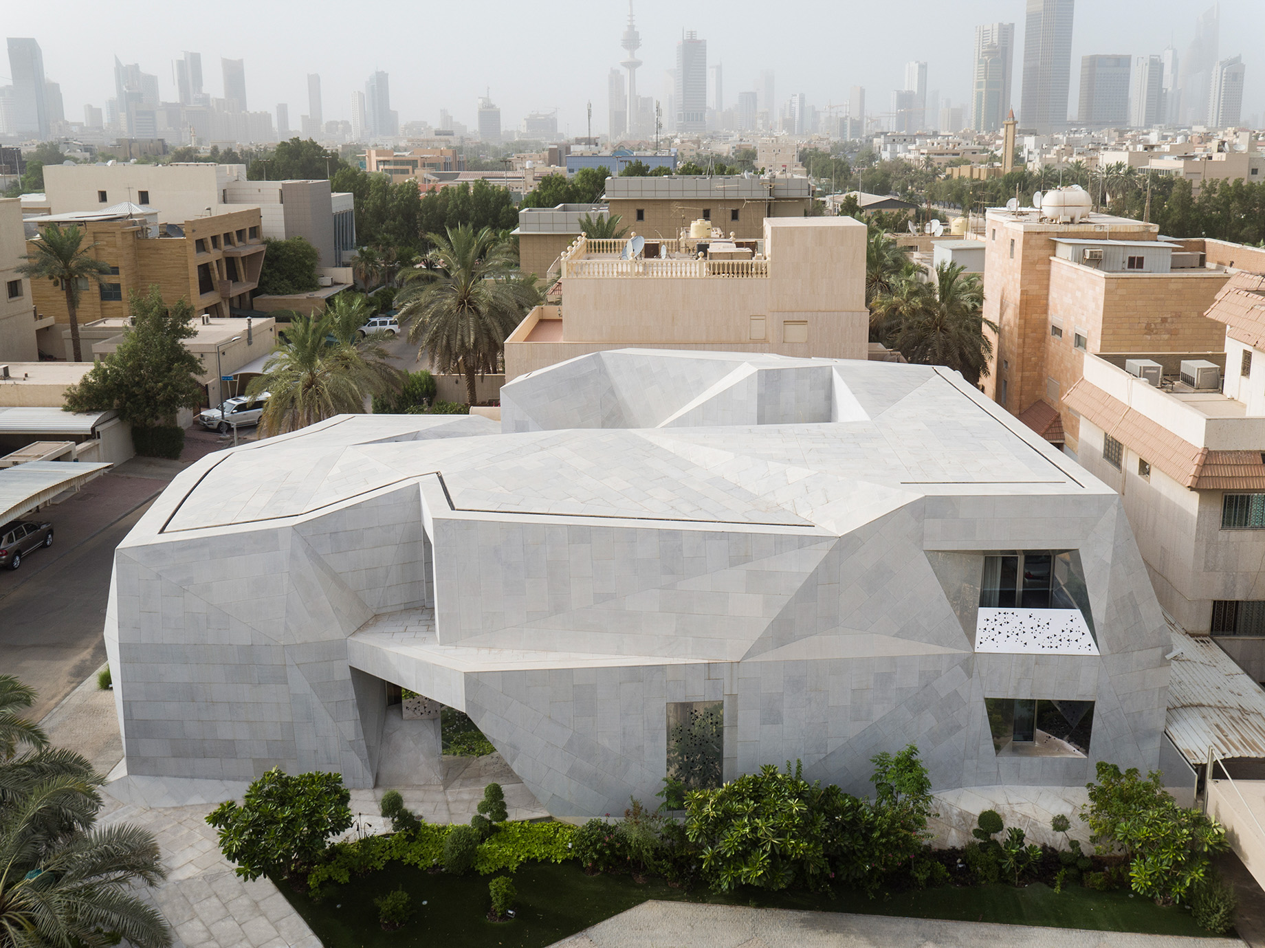Rock House Origami Residence - Abdullah Al-Salem, Kuwait City, Kuwait