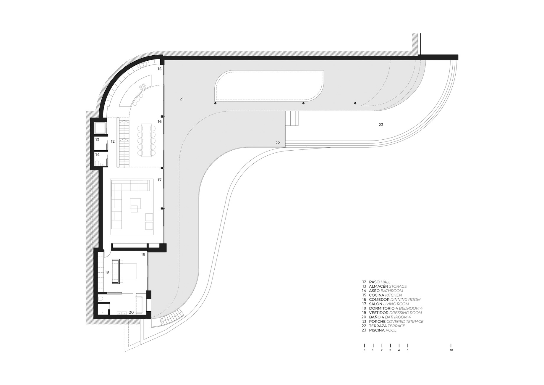 Floor Plan - Vivienda CTZ2 House Villa - Mar Azul, Alicante, Spain