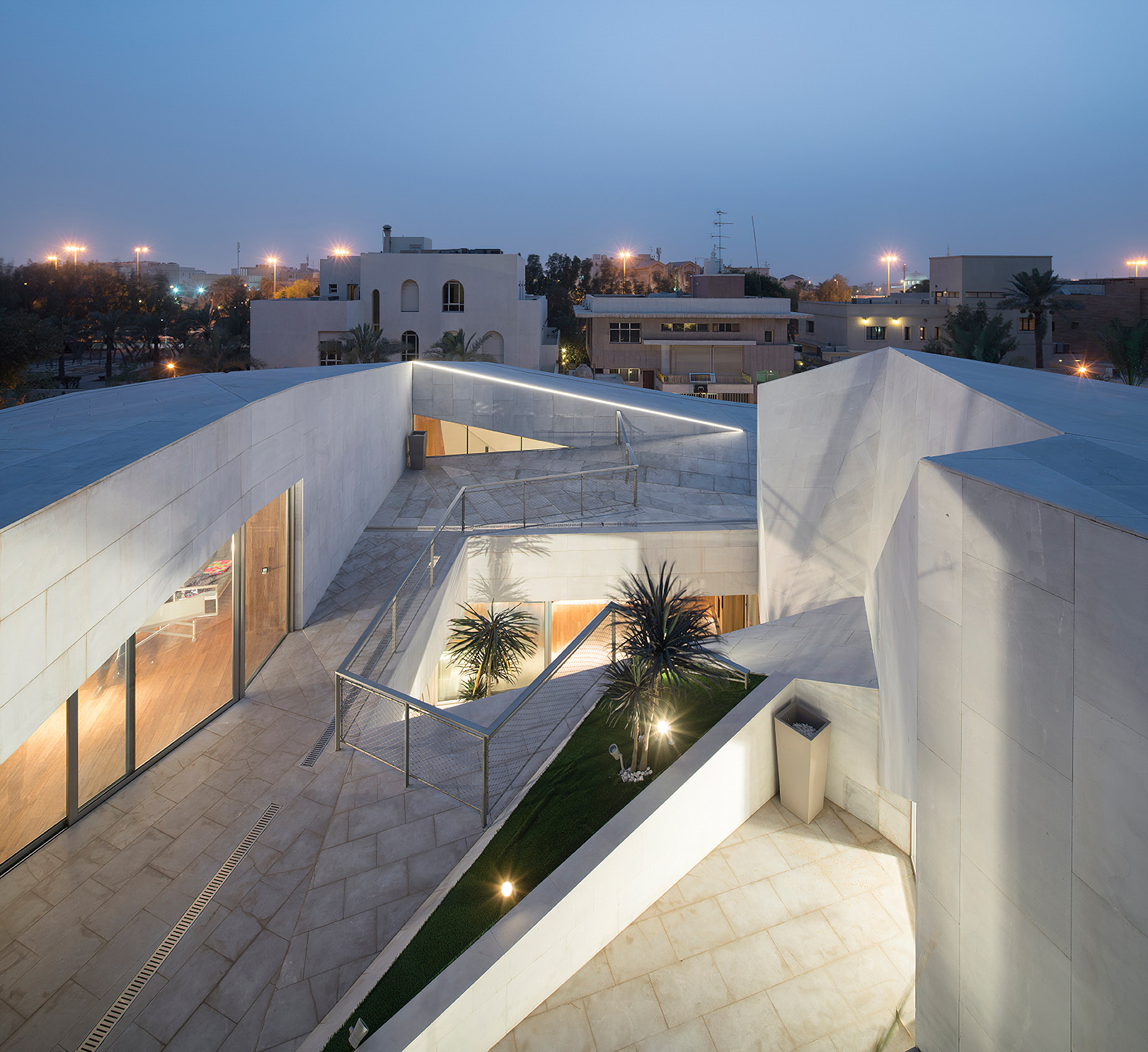 Rock House Origami Residence - Abdullah Al-Salem, Kuwait City, Kuwait