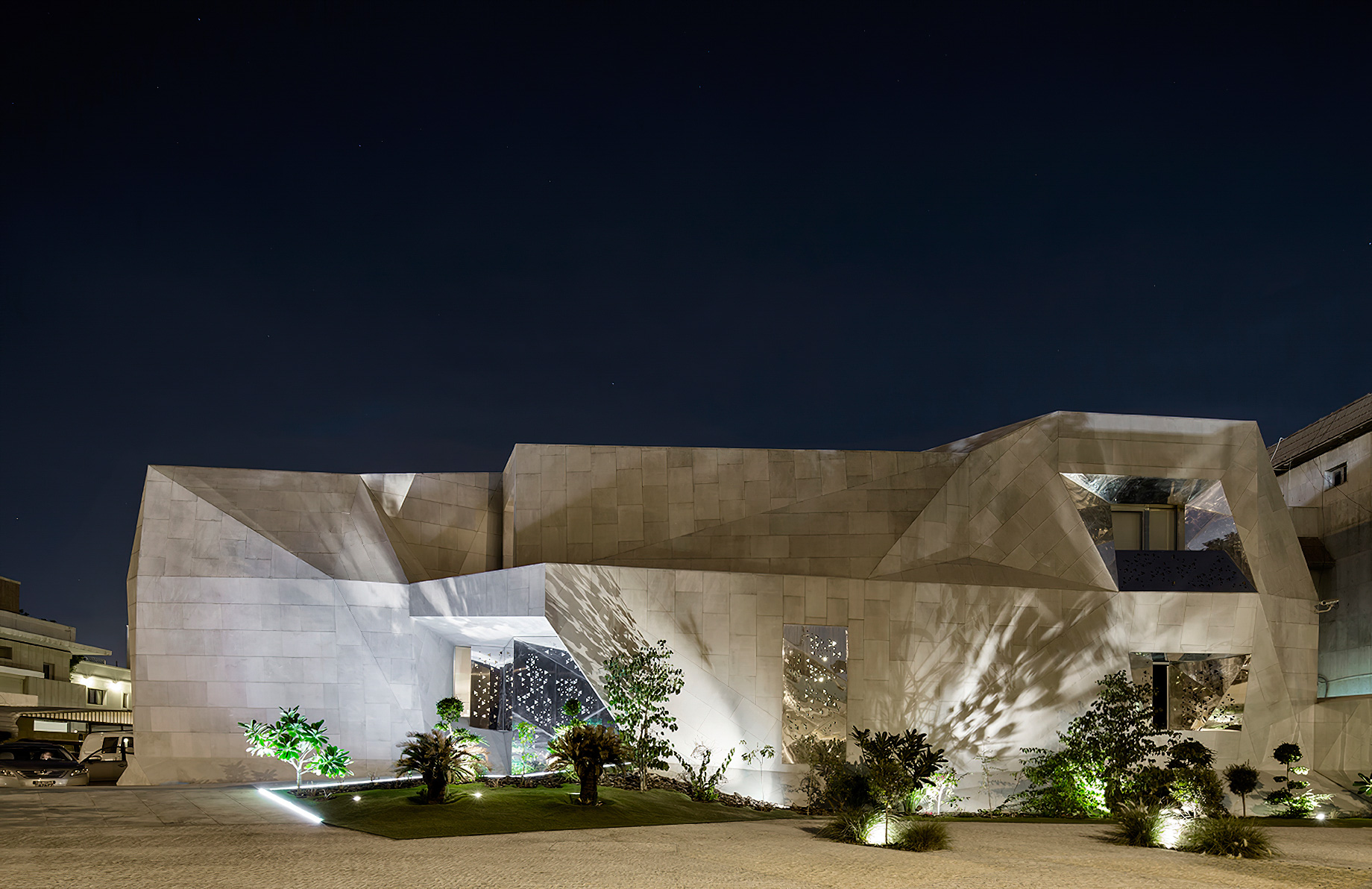 Rock House Origami Residence - Abdullah Al-Salem, Kuwait City, Kuwait