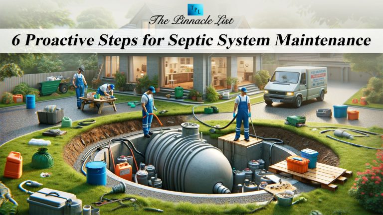6 Proactive Steps for Septic System Maintenance – The Pinnacle List