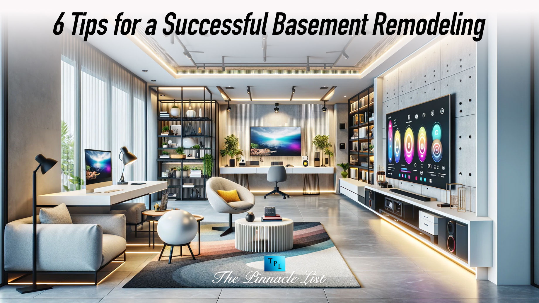 6 Tips for a Successful Basement Remodeling