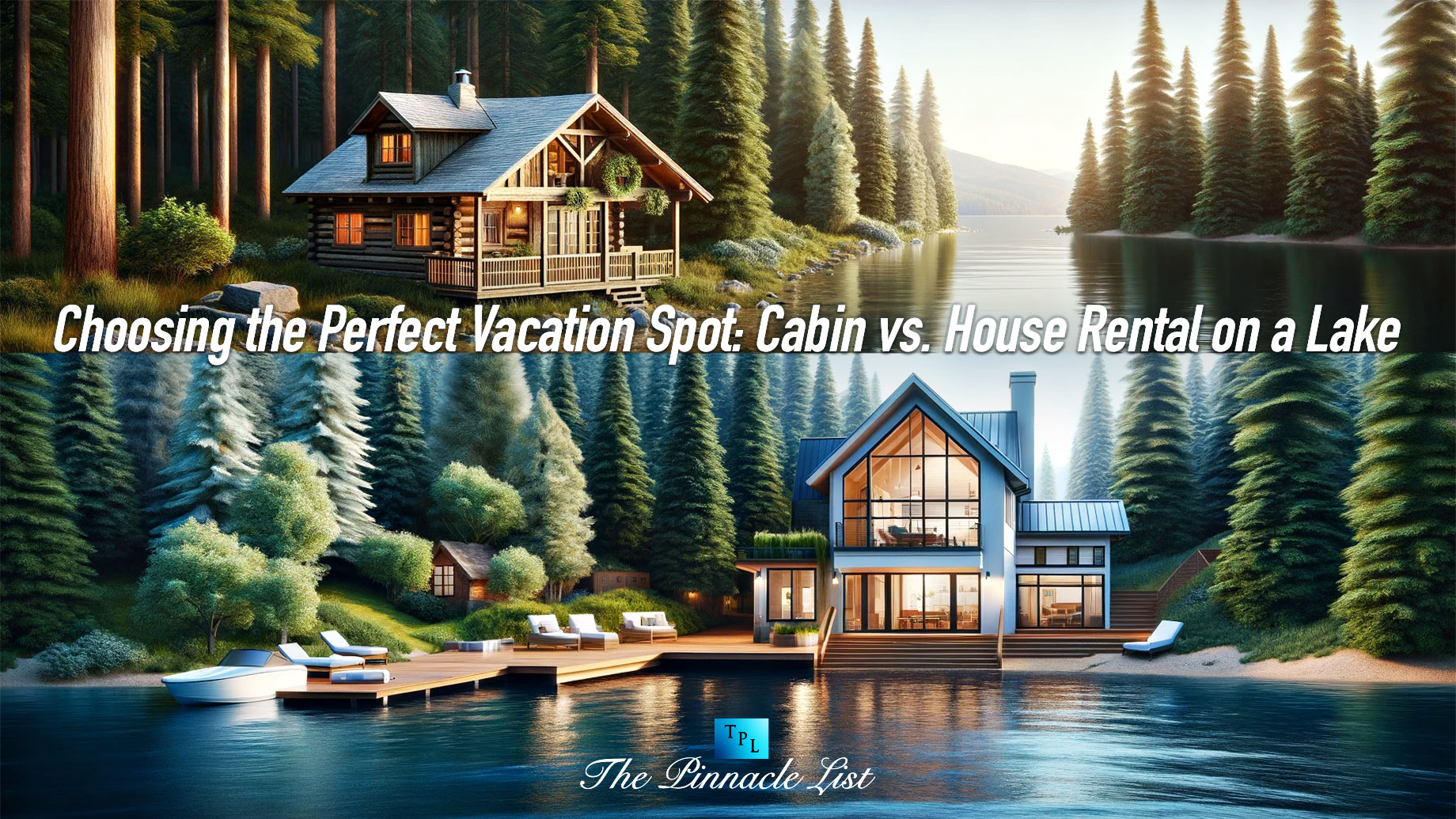 Choosing the Perfect Vacation Spot: Cabin vs. House Rental on a Lake