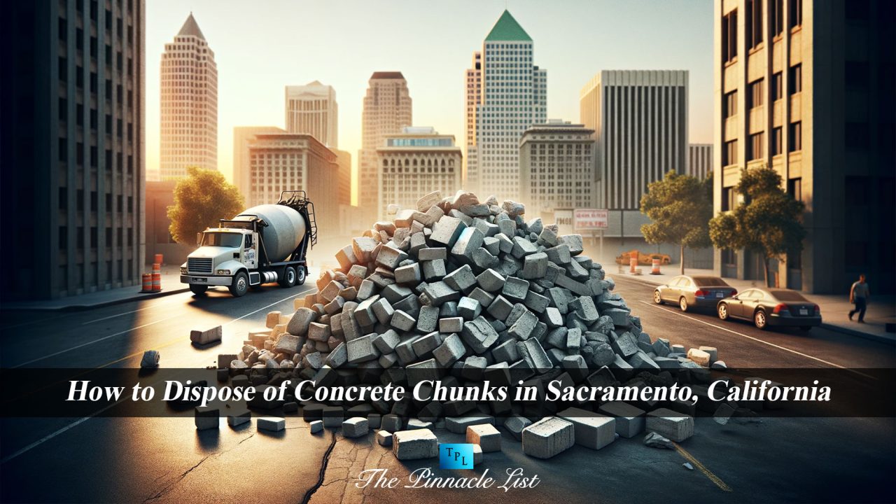 How to Dispose of Concrete Chunks in Sacramento, California