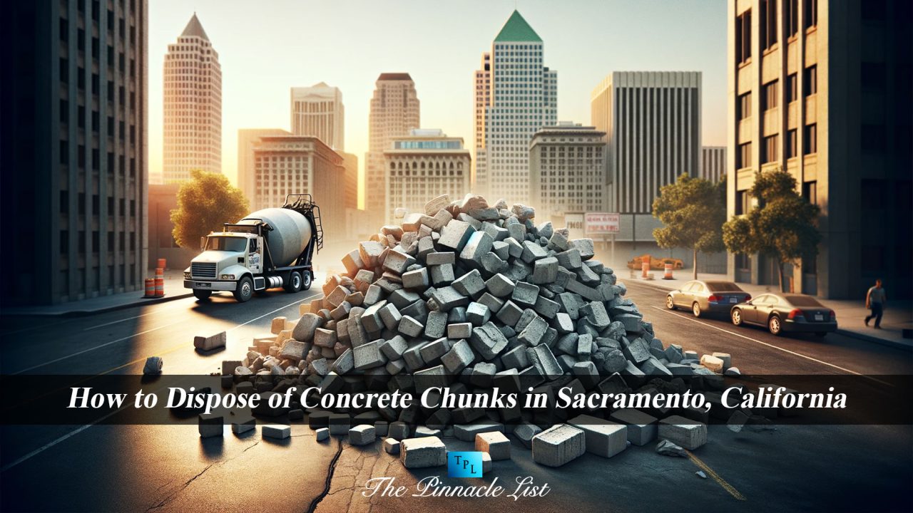 How to Dispose of Concrete Chunks in Sacramento, California The