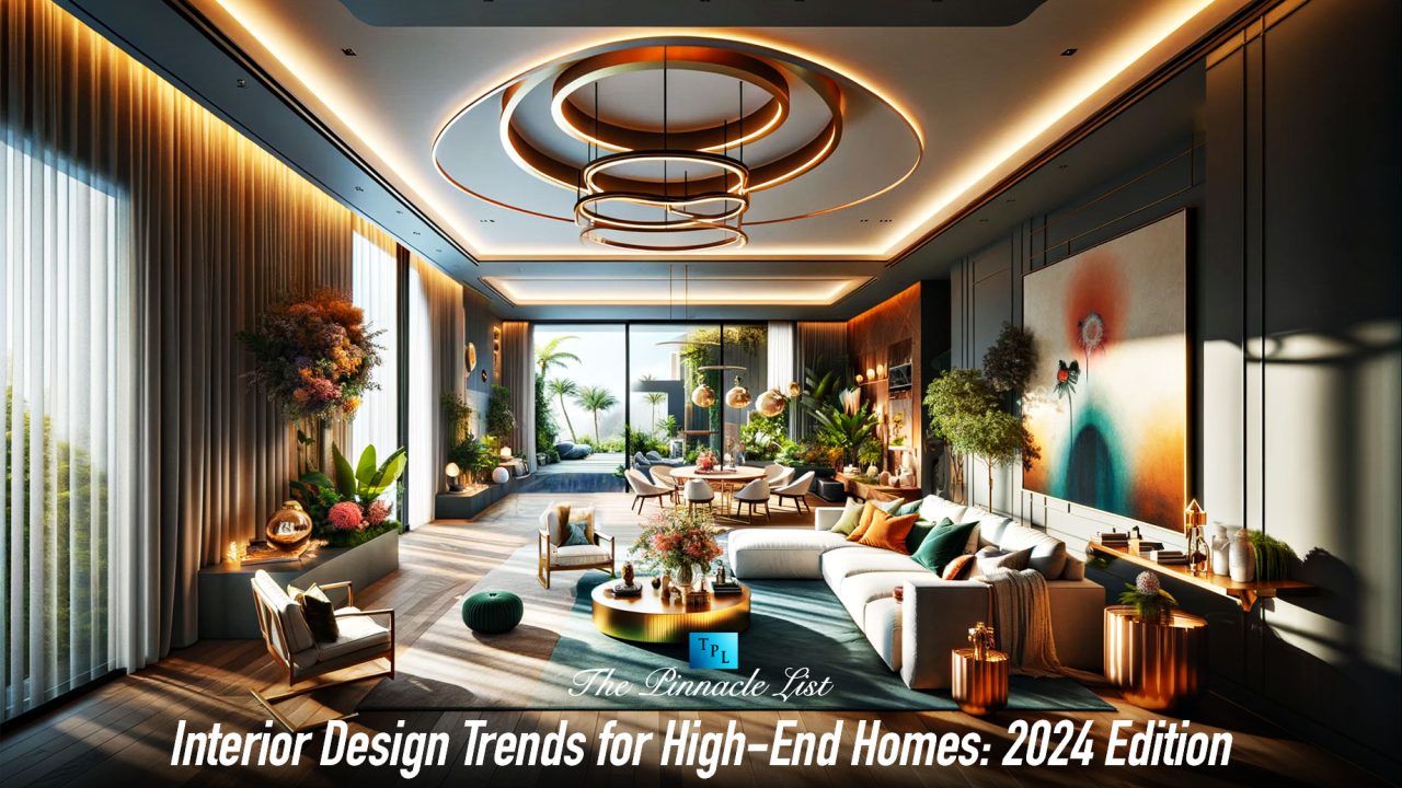 Interior Design Trends for High-End Homes: 2024 Edition