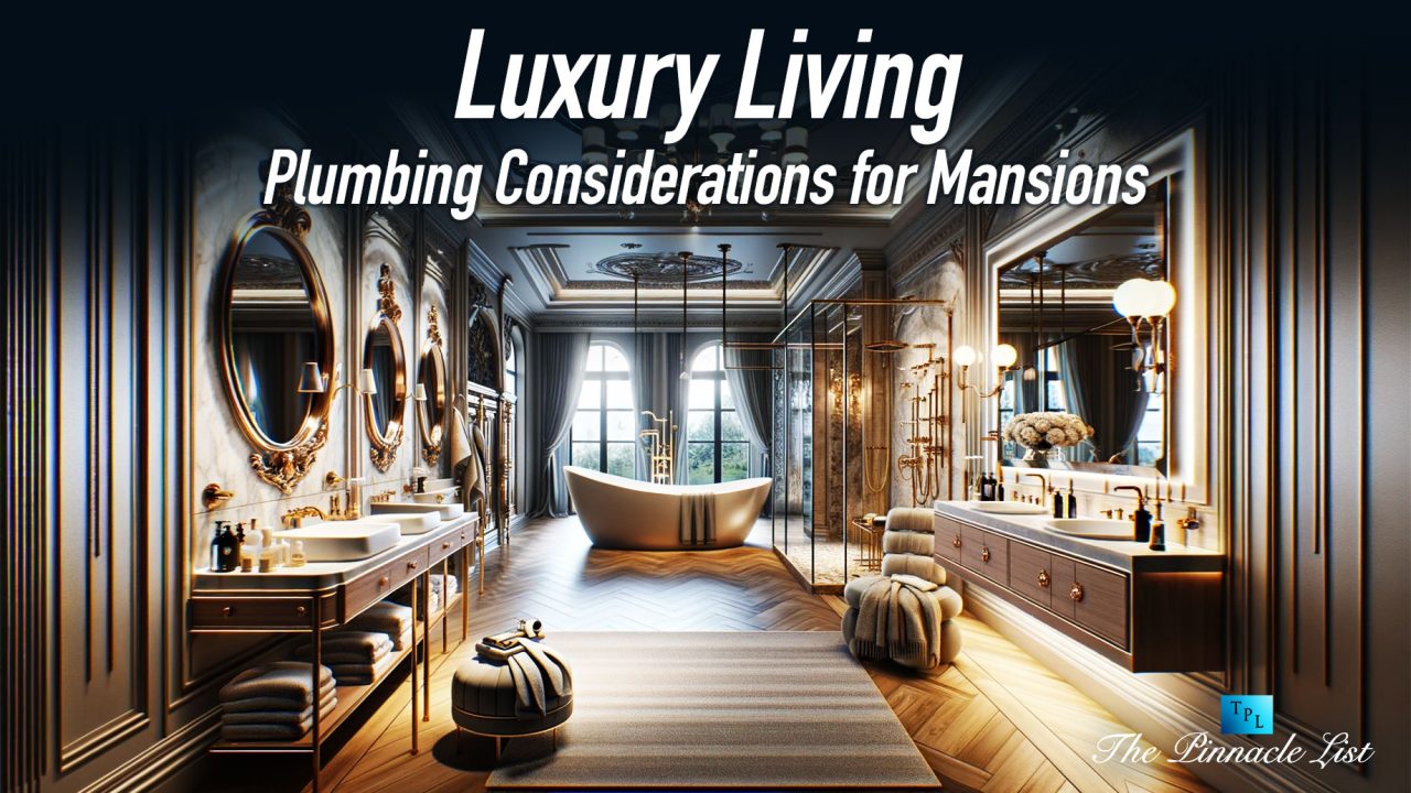 View of Luxury Living: Plumbing Considerations for Mansions – The Pinnacle List