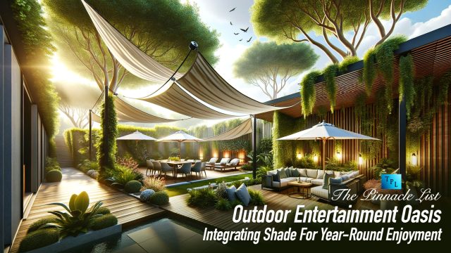 Outdoor Entertainment Oasis: Integrating Shade For Year-Round Enjoyment