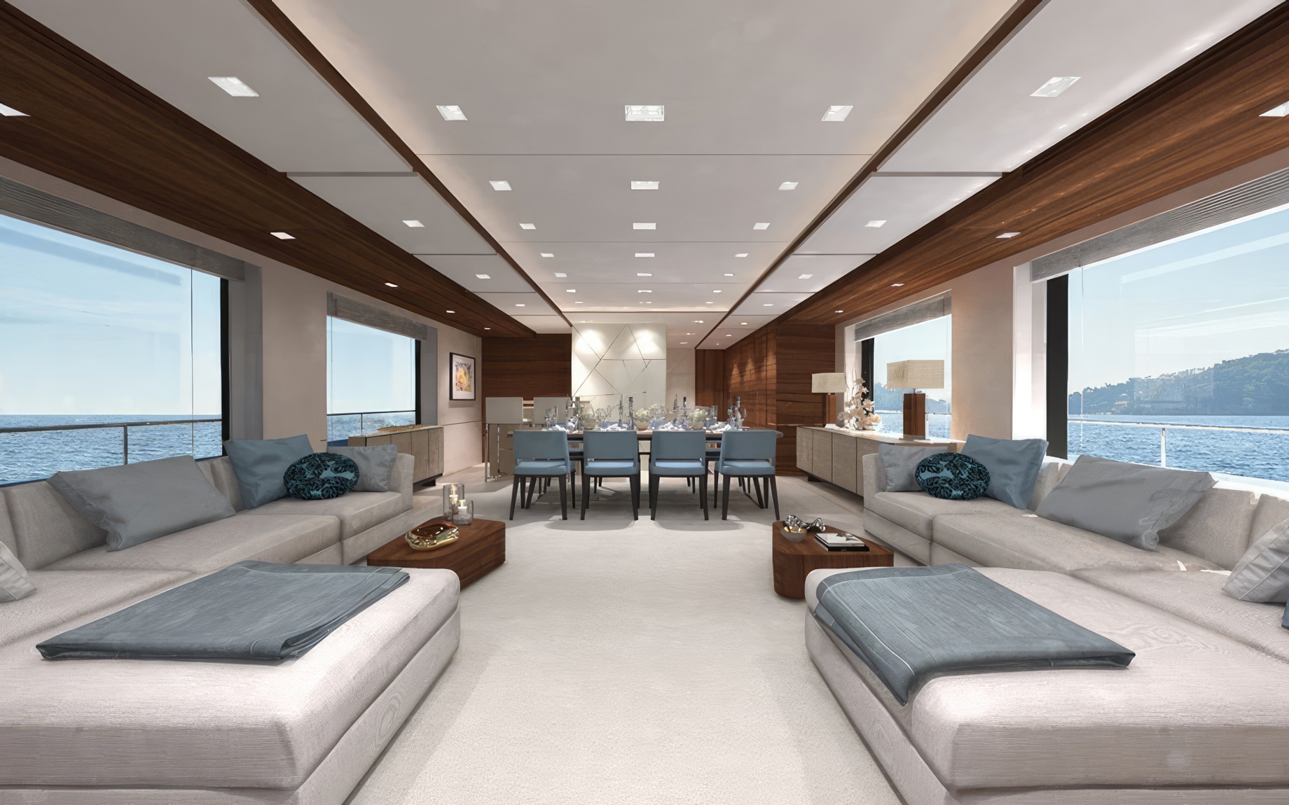 The Adventure Series – A Line of Explorer Yachts For Sale Conceived by Lynx Yachts to Navigate the World – Interior Space