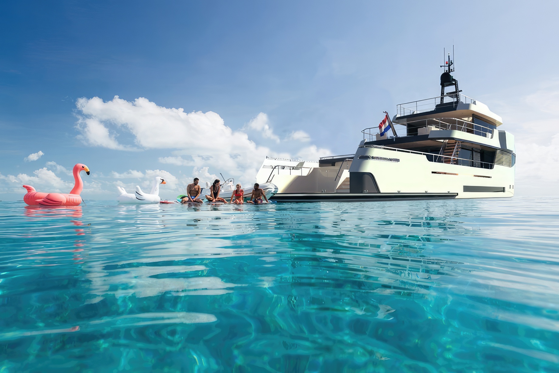 The Adventure Series – A Line of Explorer Yachts For Sale Conceived by Lynx Yachts to Navigate the World – Luxurious Amenities for Seafaring Activities